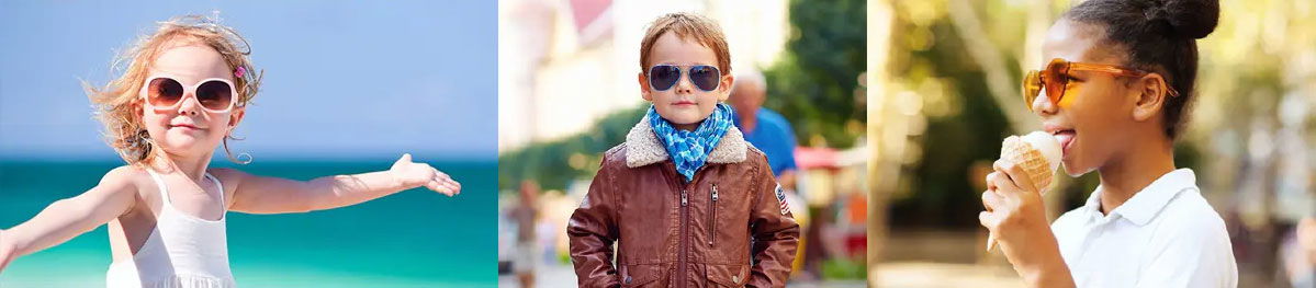 Protective outdoor eyewear for children