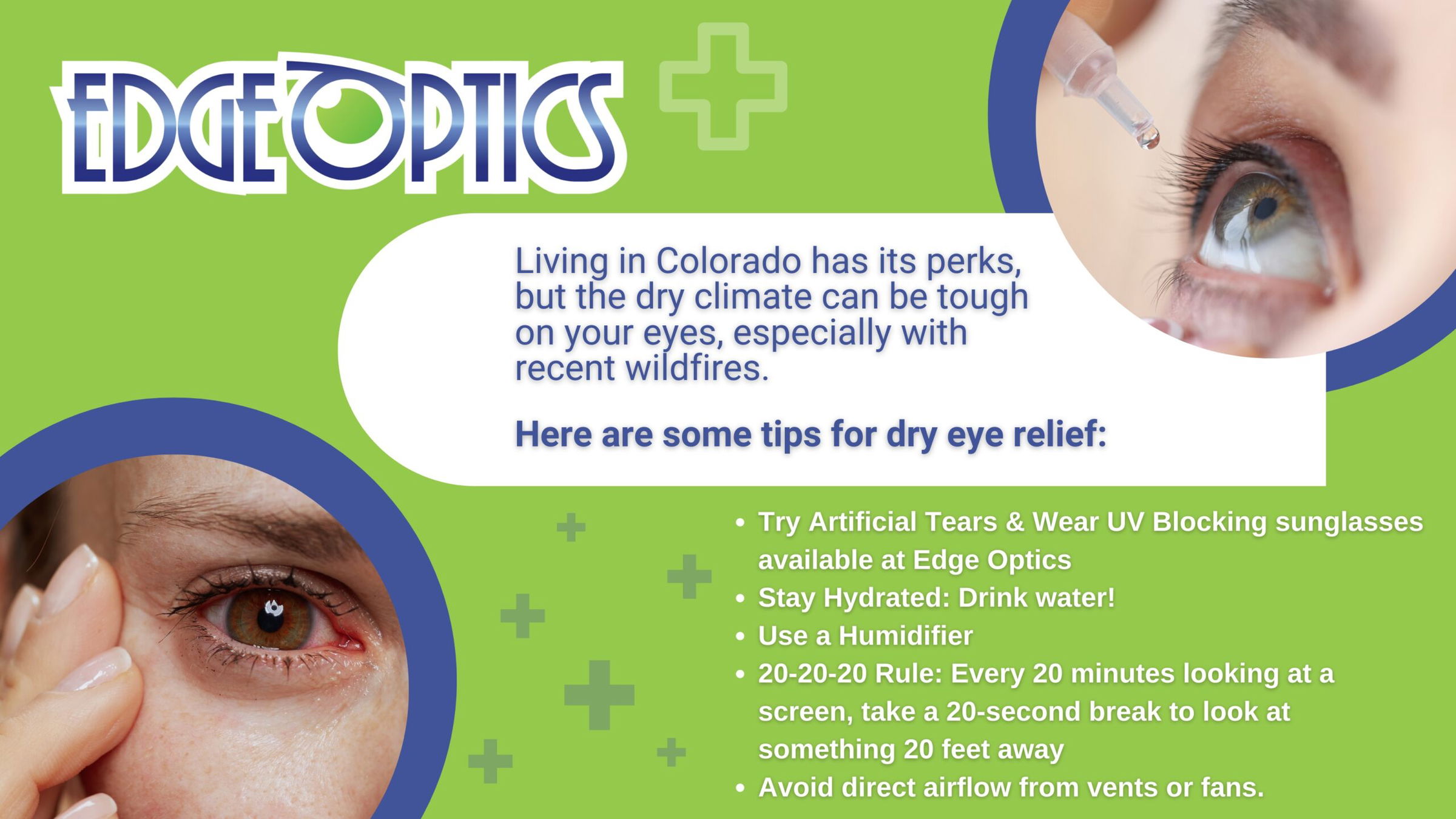 Ideas for dry eye relief